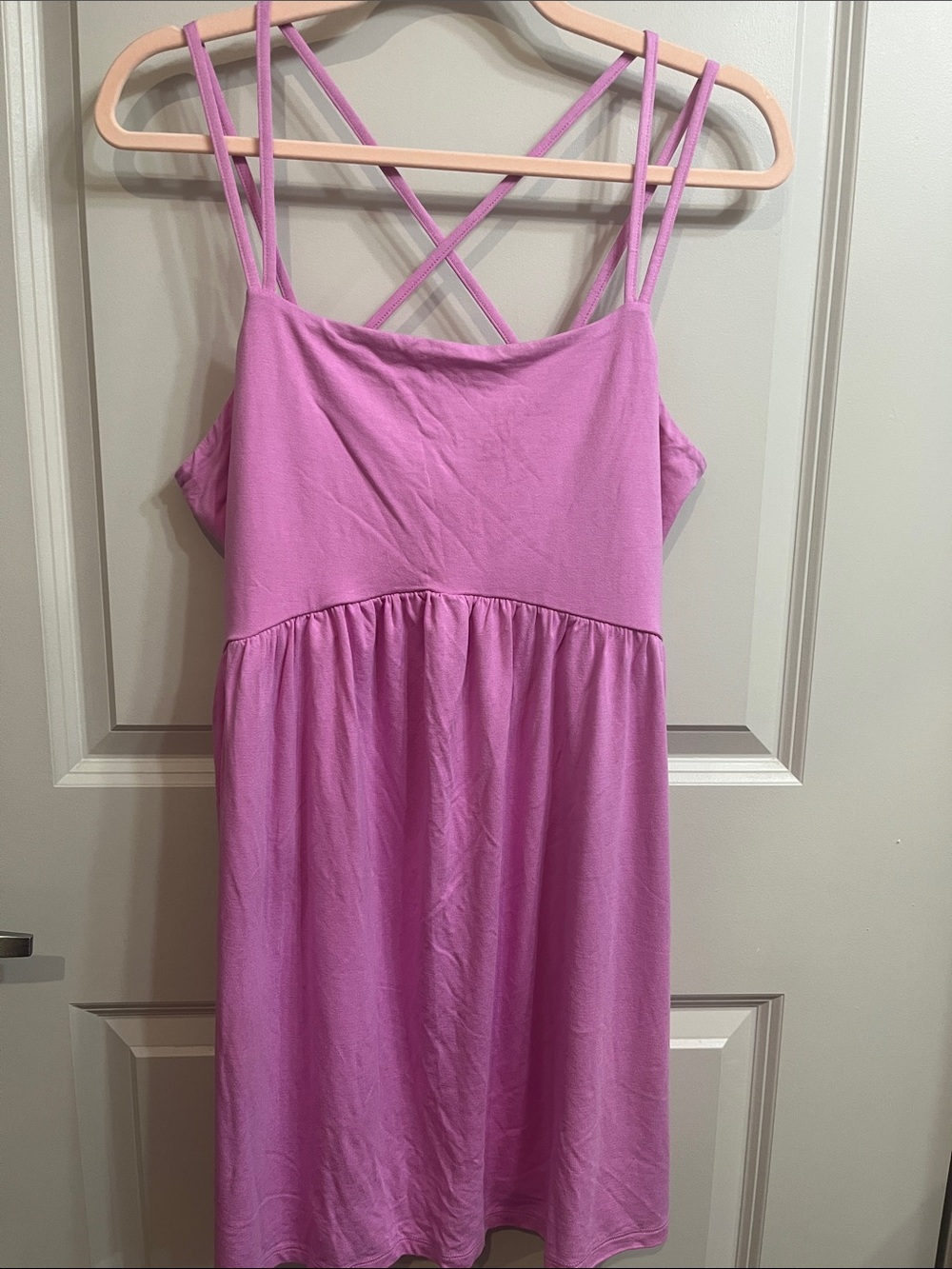 Women’s Pink Strappy Mini Dress